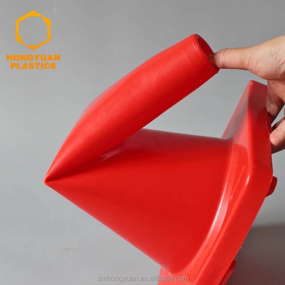Wholesale 300mm 750mm PVC Cone  Flexible Reflective Road Traffic Cone