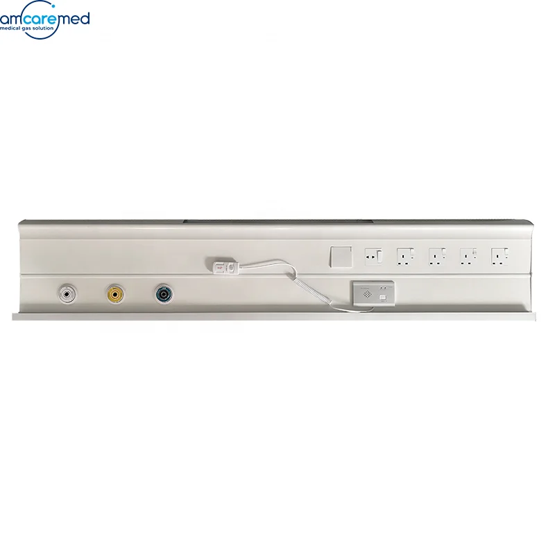 Medical Gas Equipment Medical ICU Bed Head Panels Hospital Bed Head Trunking Units
