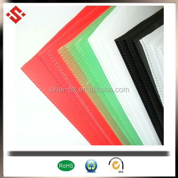 
3mm 5mm printing polypropylene pp plastic core flu core flute 