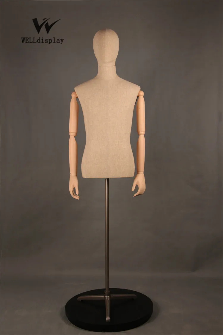 new wholesale male suit form mannequin retail display tailor gym dummies manikin with egg head  with tripod stand for clothes