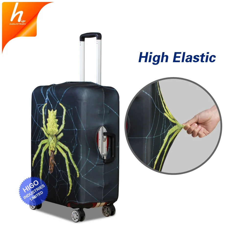 Travel Accessories Spandex Protector Baggage Custom Printing Suitcase Cover Luggage Cover