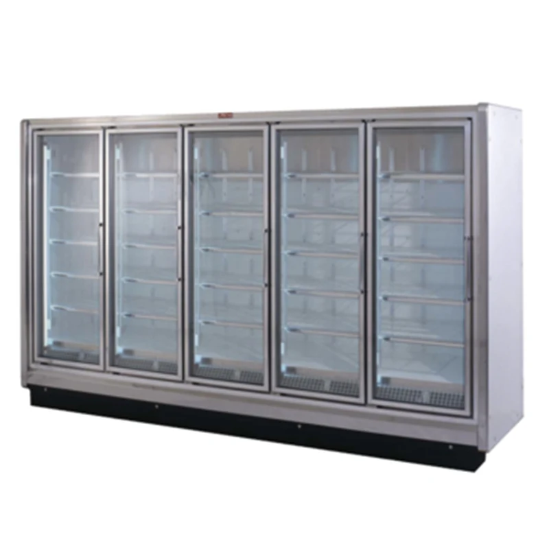 walk in freezer refrigerated cabinet glass door , refrigerated cabinet glass door, large visibility and narrow frameless