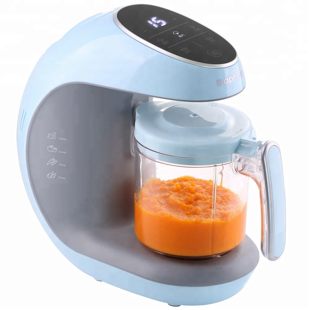 200ml Wide water tank Useful Electric Digital display baby food processor/baby food maker /baby food blender