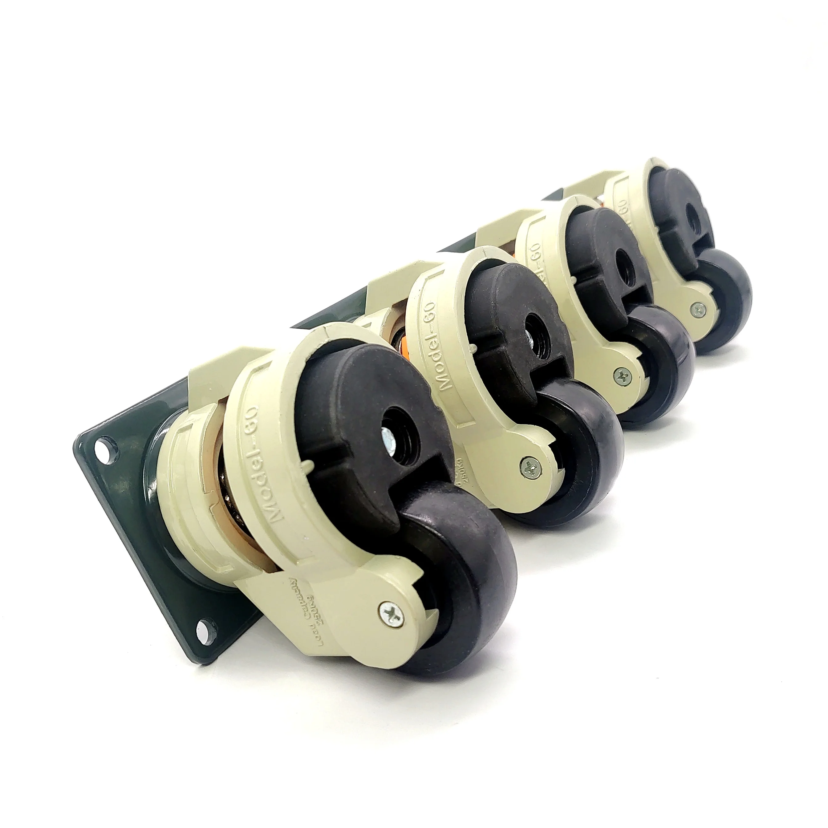 Переднего бампера, установленный на нейлоновые колесики сверхпрочные выдвижные машины выравнивания ролики GD-60F в Корейском стиле; 4 шт. в комплекте верхняя пластина 50 мм/2 'OEM производство уже существующей продукции) и ODM