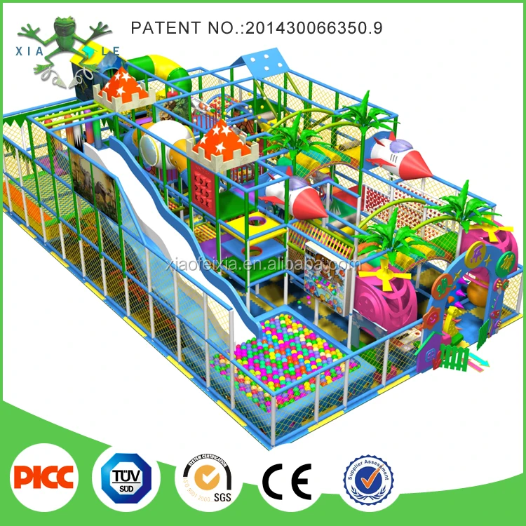 Most Creative Commercial Big Slides Children Indoor Playground For Sale