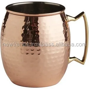 Demanding Designed 16 oz Moscow Mule Copper Mugs For Home Hotel Restaurant Office
