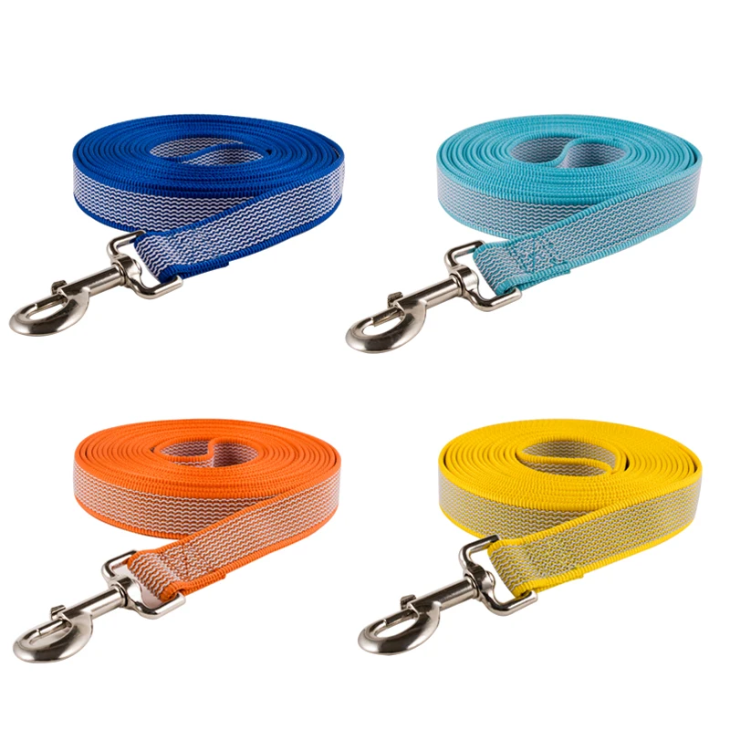 OEM Strong Anti-Slip Grip Dog Leash 3m Training Running Durable Pet Leash with Easy to Use Collar Hook