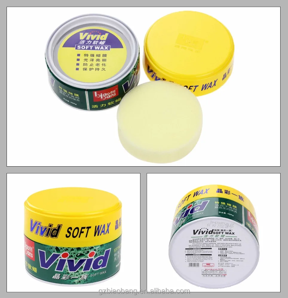 300g car wax soft wax for car valeting