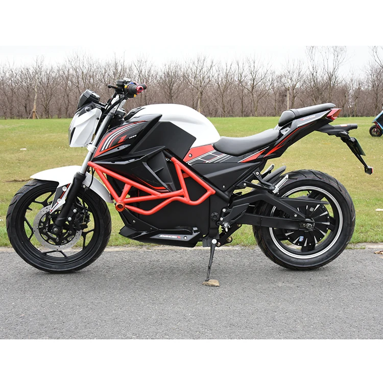 Super Race Moto Electrica 3000W 5000W Lithium 72V China Vintage Electric Motorcycle Sport Bike Long Range Electric Motorcycle