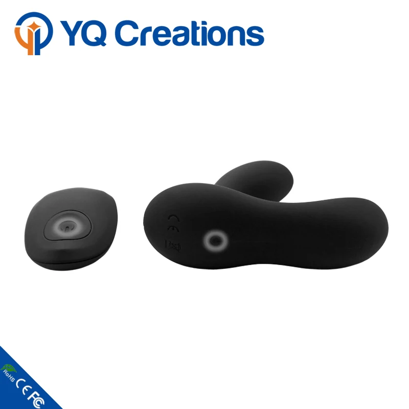 Medical Grade Silicone Testicles Prostate Massage Male / female Anal Plug Vibrate Massager with Remote Control