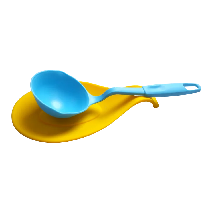 kitchen utensil set Silicone spoon Rest Silicone Spoon Holders for Kitchen