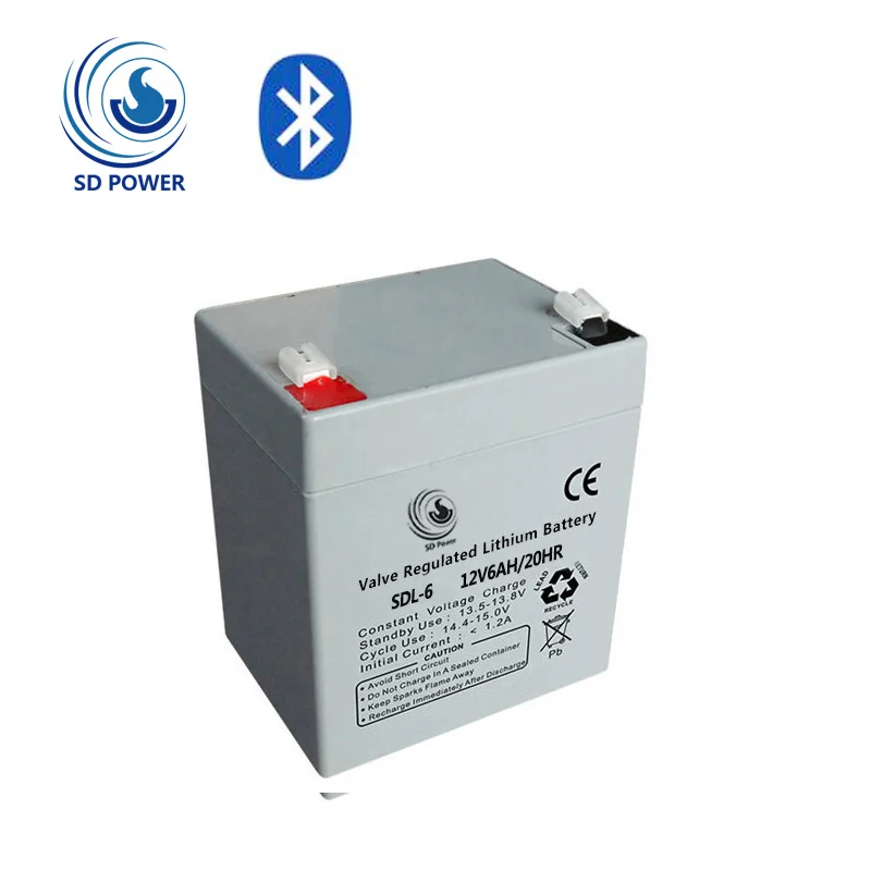 wholesale long life sealed batterie 6v 12ah lifepo4 for ups