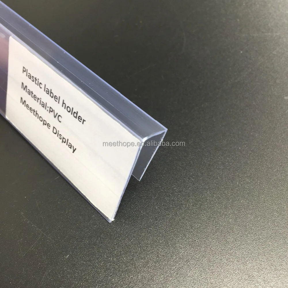 supermarket shelf price holder plastic label/tag/data price clip strip