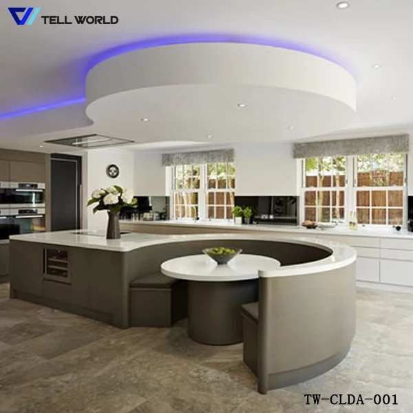 
Acrylic solid surface kitchen furniture designers furniture cupboard 