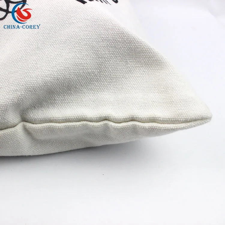 100 cotton canvas cheap shopping bag with inner pocket