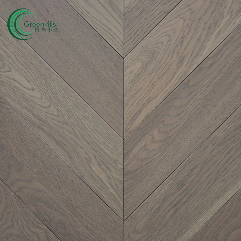 New designed Herringbone chevron fishbone wood floor tiles wire brushed wooden parquet hardwood  inventory workable