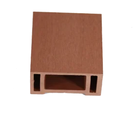 Outdoor Wooden Plastic Fence Gallery Armrest AL-K91-46A Outdoor Wood Plastic Composite Column Hollow Pipe Fittings