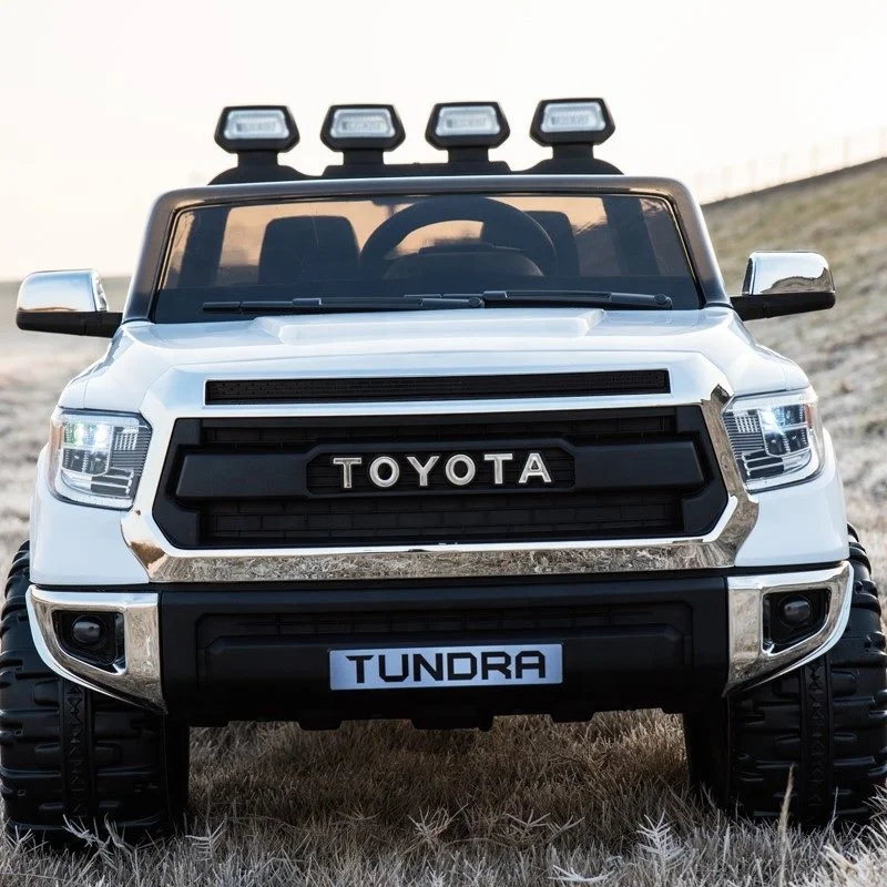 Детский электрический внедорожник tundra с дистанционным управлением, детский пикап, лицензированный самосвал, автомобили с аккумулятором для детей