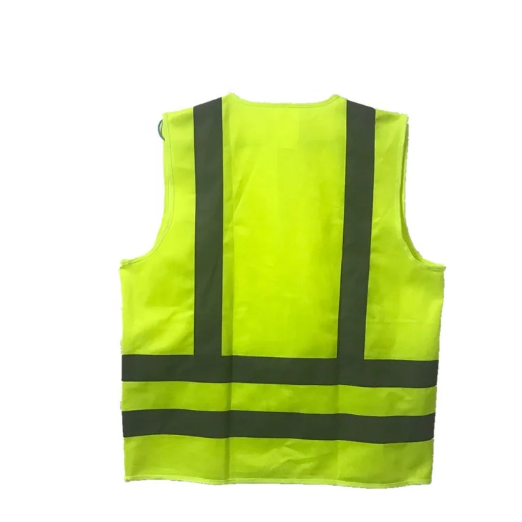 
Cotton Reflective Safety Vest with Pocket Reflective Tape CE Printed LOGO 