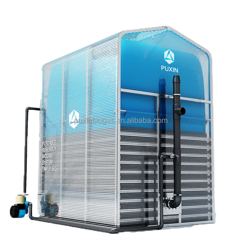 producing biogas from manure home anaerobic digester