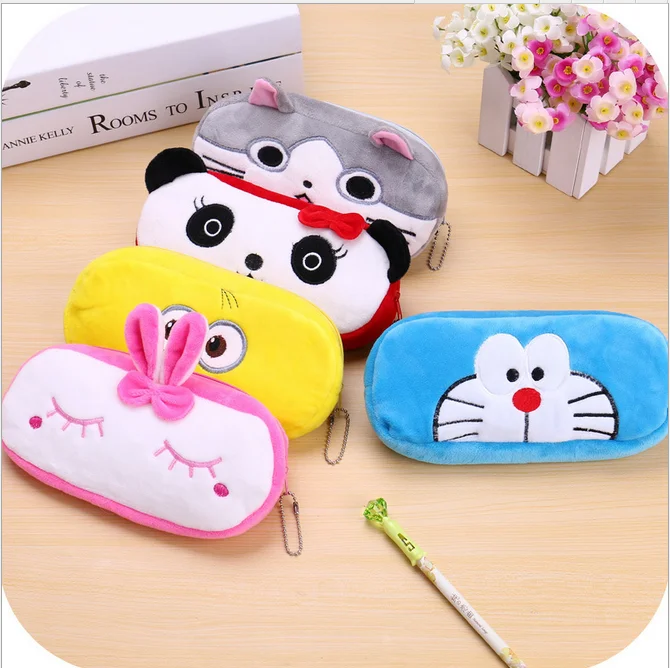 Лидер продаж, школьный пенал, мультяшный плюшевый милый пенал для студентов