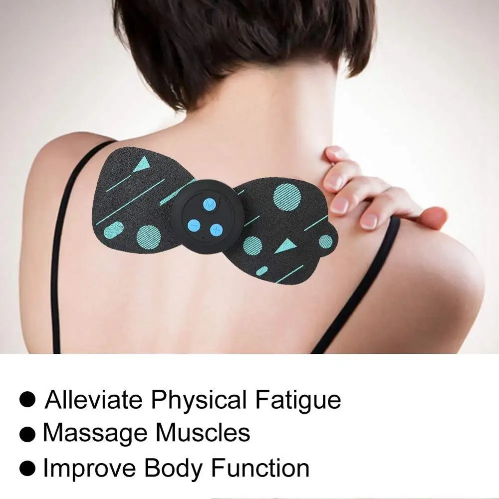 
New style portable 5 moods Mini Cervical Neck Massager, Wireless Multi-functional USB Rechargeable Massager Body Massager 