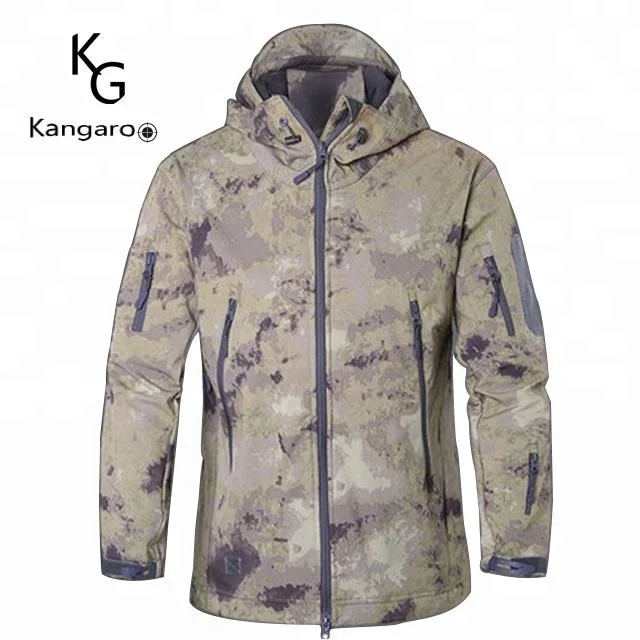 Combined softskin Lightweight Waterproof  polar fleece  tactical Jacket