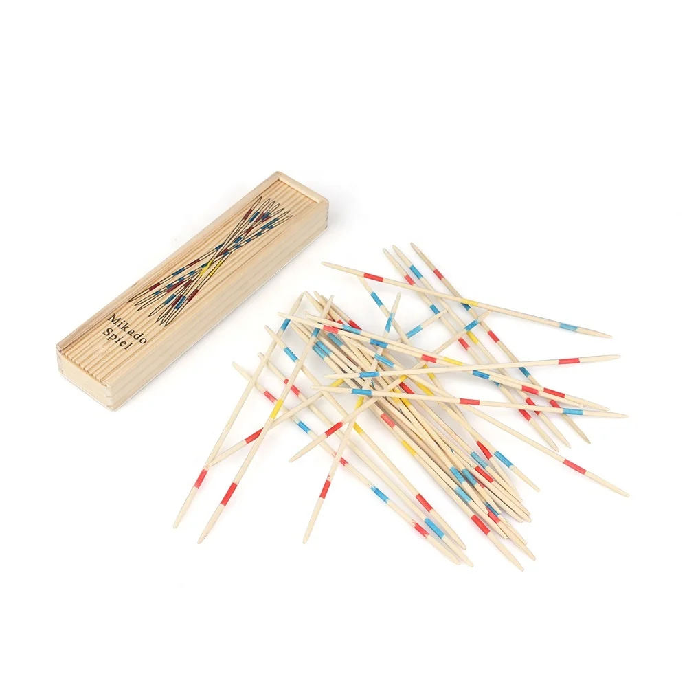 Educational Wooden Mikado Game For Children Iq Wooden Games For Board Games