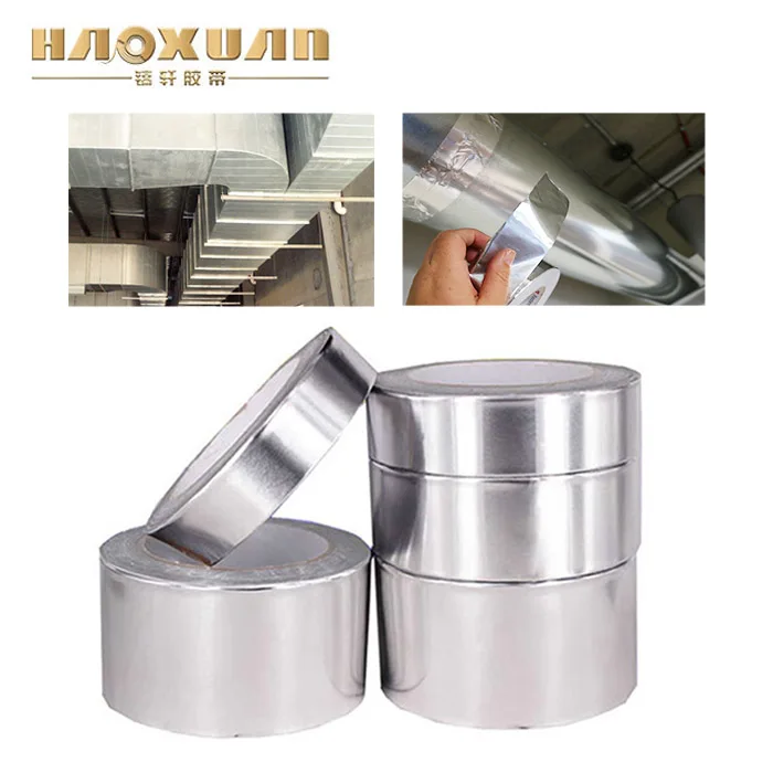 Aluminum aluminium foil fiber tape jumbo roll factory price