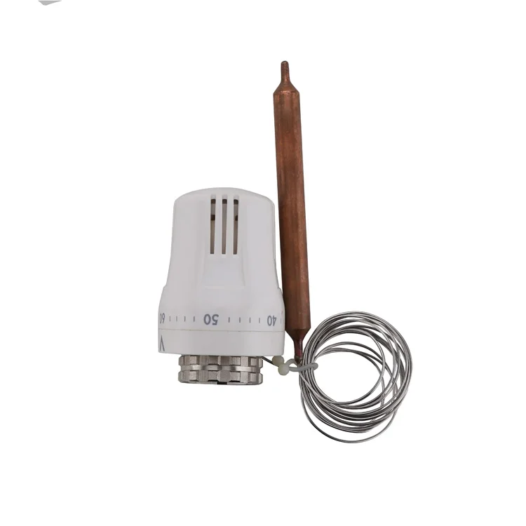 Remote control Sensor Thermostatic Capillary Controller floor Heating Radiator Thermostat Head