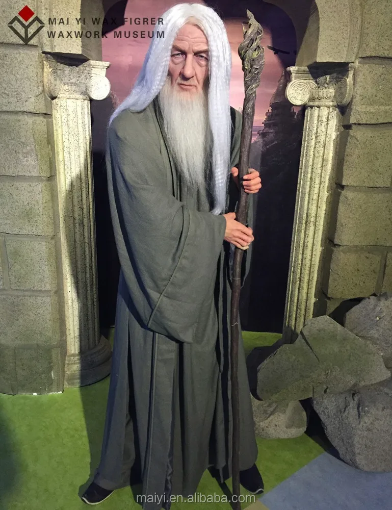 hot sale famous character silicone statue wax action figure Gandalf