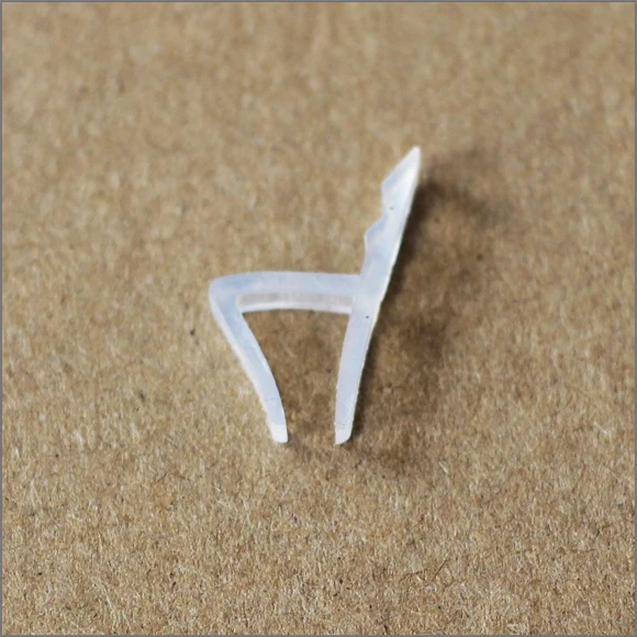 fan-shaped glass door Guard Fitting Enclosure Anti-aging Flexible Transparent silicone seal strips