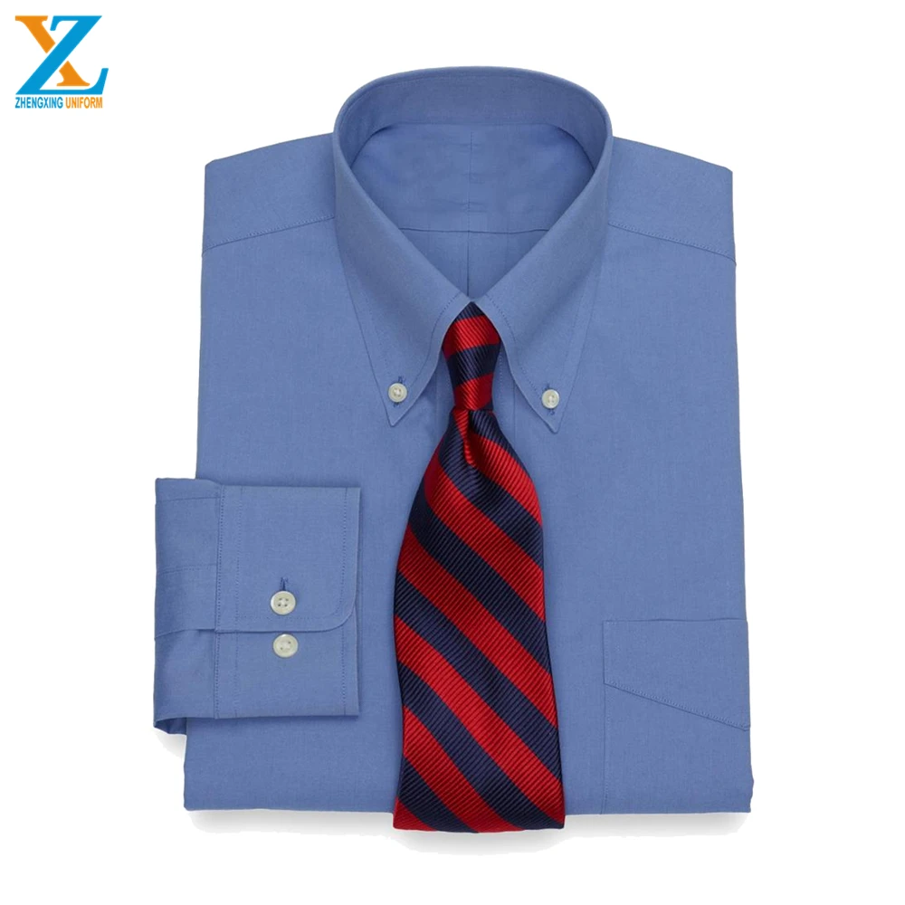 Latest shirt designs Long sleeve 100% cotton official shirts for men