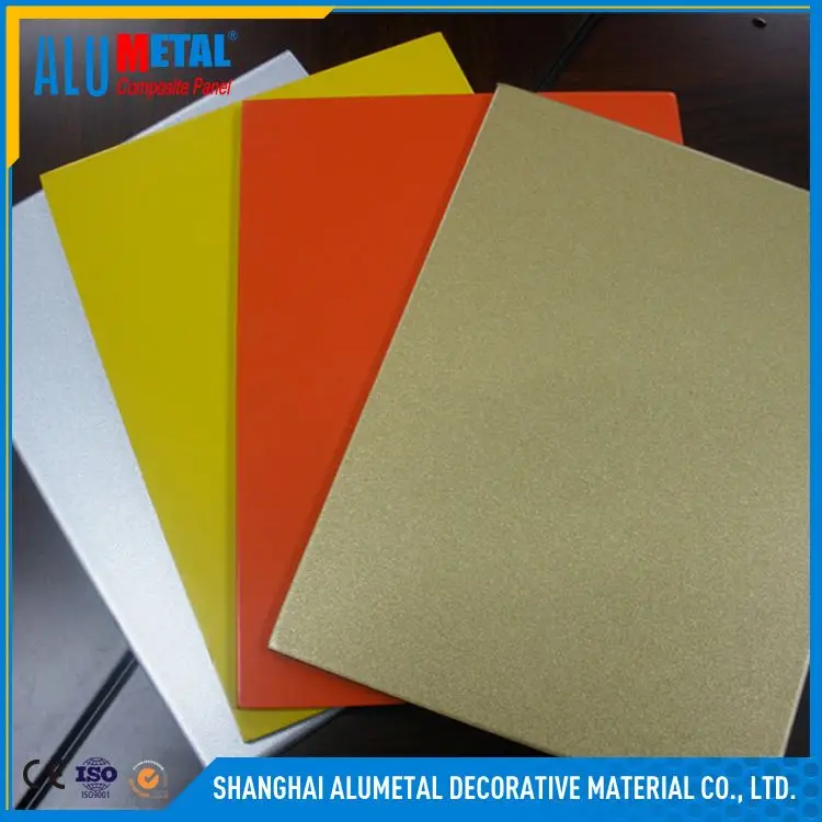 High Quality pvdf nano coating aluminium composite panel acp cork walls panels