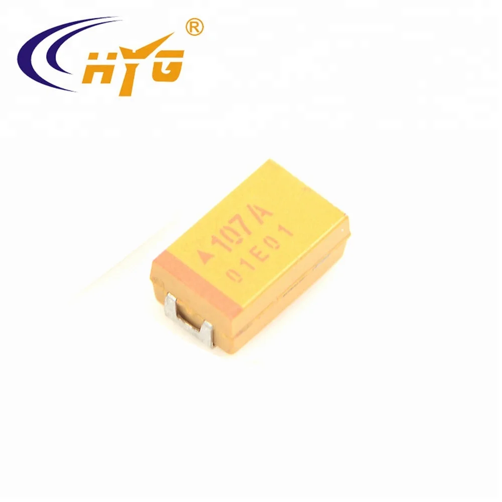 100uF 10V Tantalum Capacitors 107A 01E01