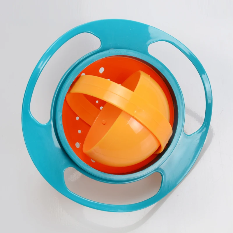 360 bowl gyro bowl baby 360 Degree rotate spill-proof bowl