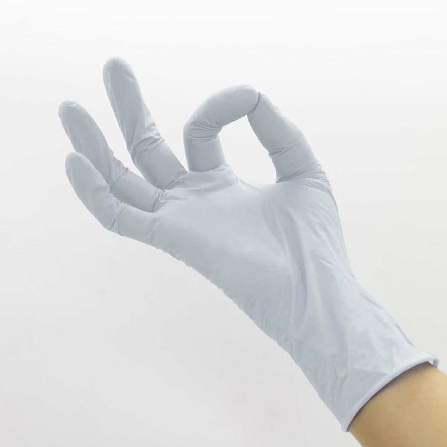 
Colored Examination Butyl Rubber Food Grade Gloves 