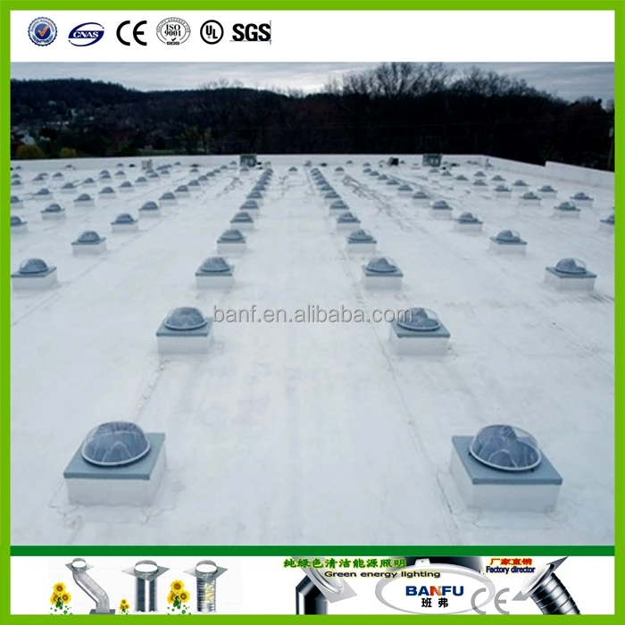 
polycarbonate skylight solar energy device without power and electrical cost 