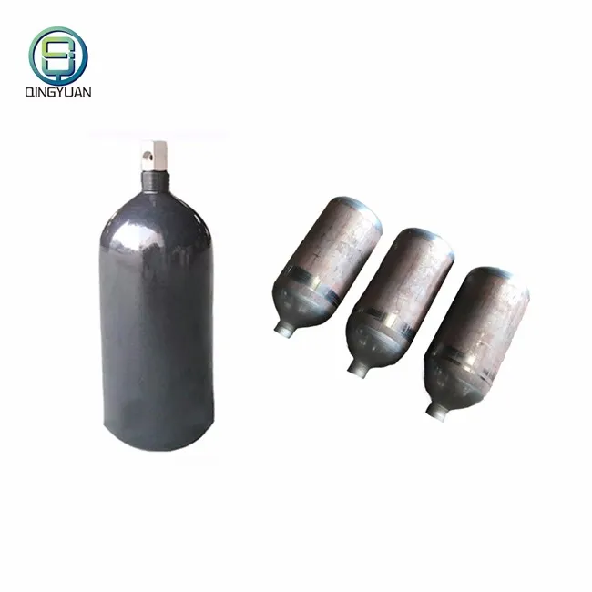 Пустой баллон для огнетушителя, пустая бутылка, пустой баллон из газовой стали, баллон из углеродистой стали