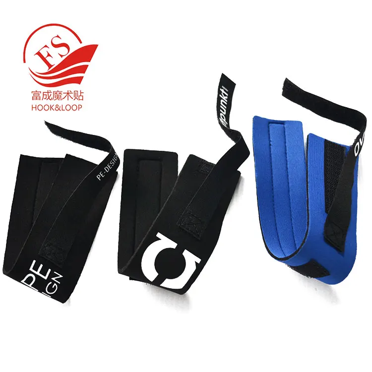 Custom logo printing ankle neoprene strap for holding timing chip