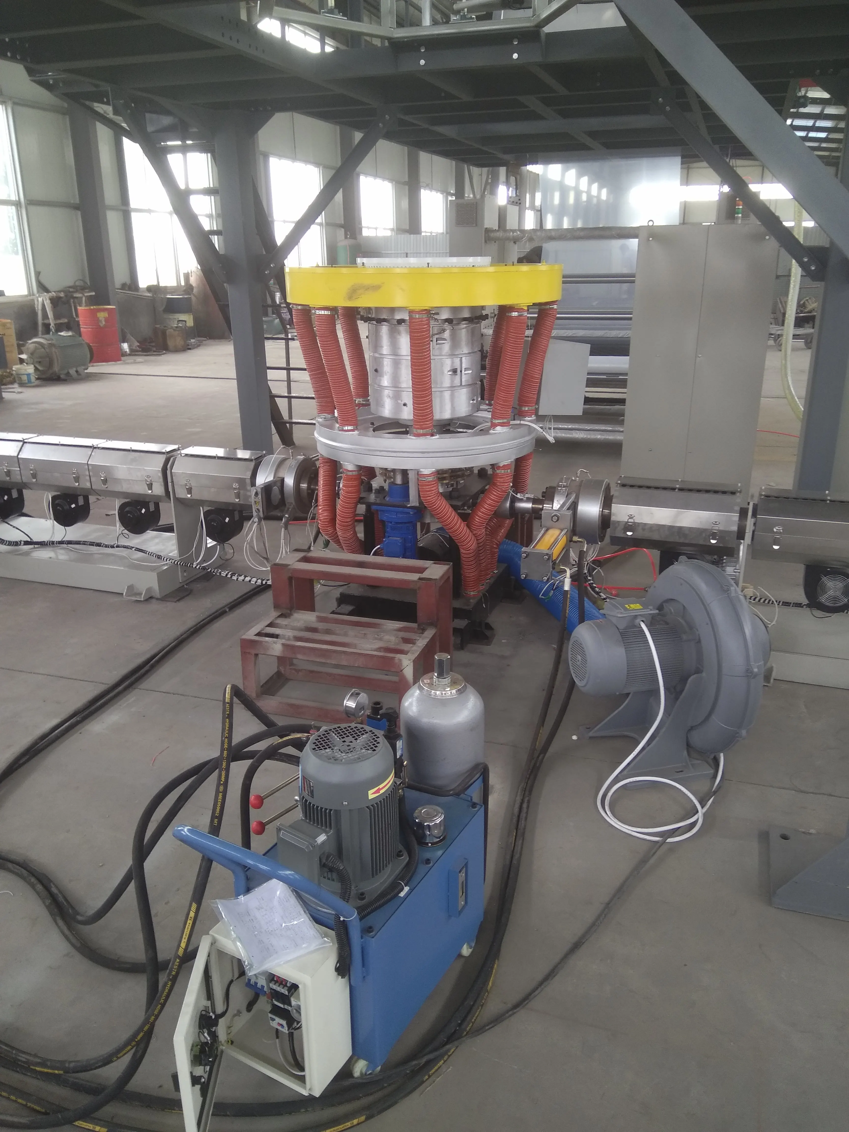 Mono Layer HDPE Blown Film Extrusion Machine