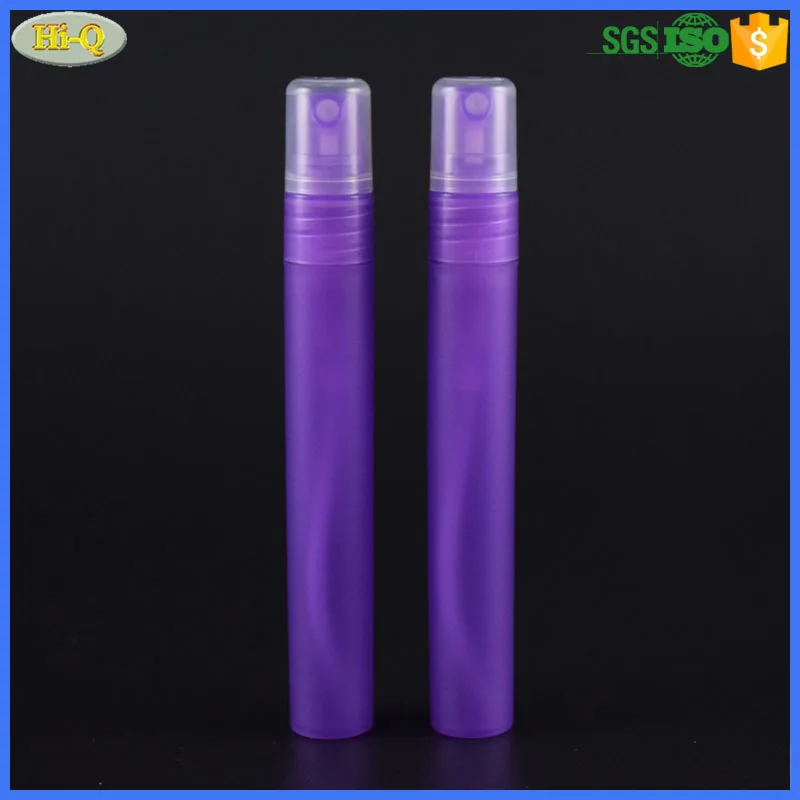 PP pocket pen hand sanitizer spray purple blue frosted 10ml perfume pen spray from manufacturer