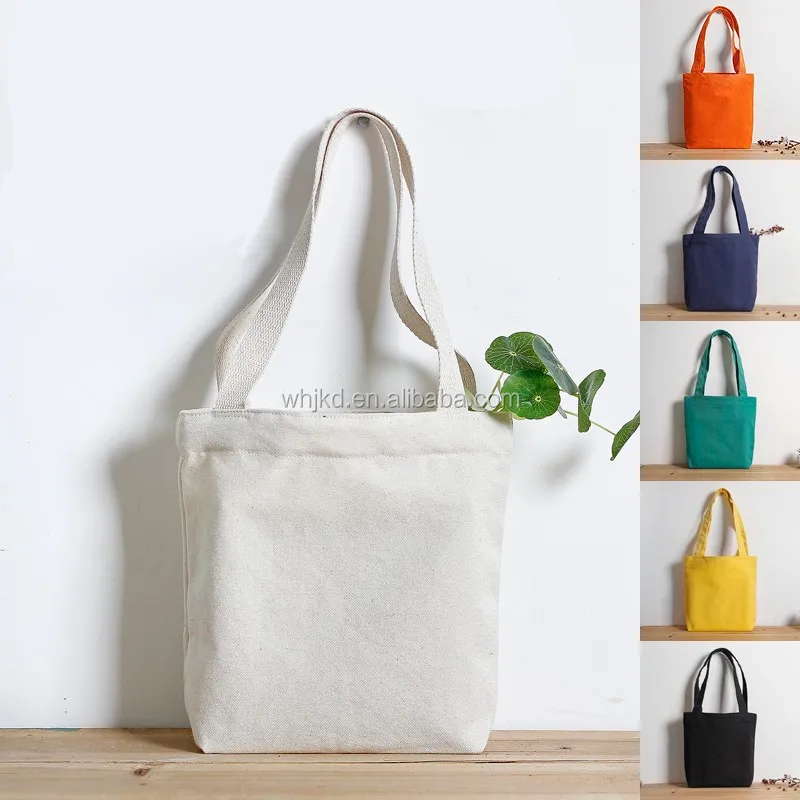 Custom printed promotional canvas bag cotton canvas tote