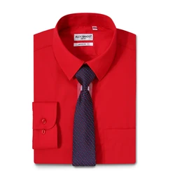 2020 Latest shirt designs for men high quality uniform shirt with tie, white shirt formal, mens dress shirts models