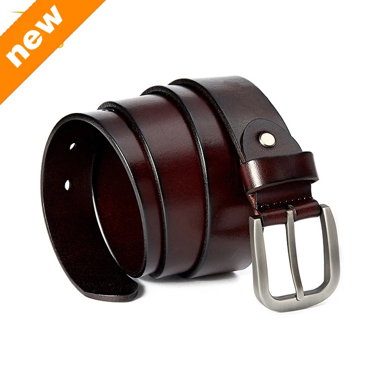 wholesale Fashion Adjustable Mens Belt Genuine Leather Belt for Men