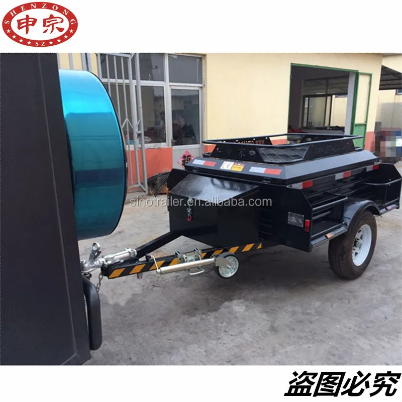 small car camping box cargo trailer for sale