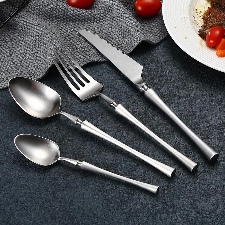 Столовые приборы, аксессуары Royal Красочные ручкой ложки съедобные посеребренные шведский стол столовые приборы