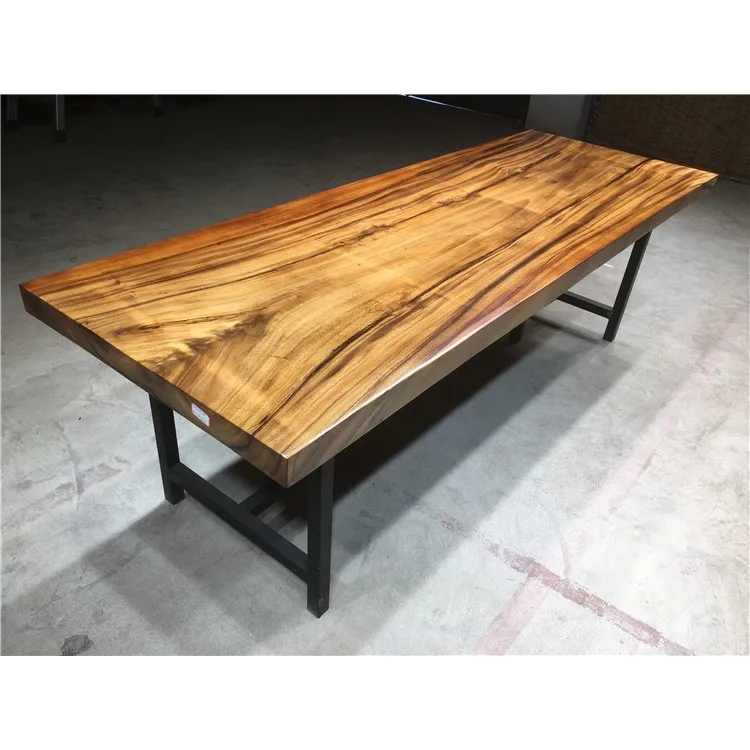 
Prefinished Straight Edge Solid South American Walnut Slab 
