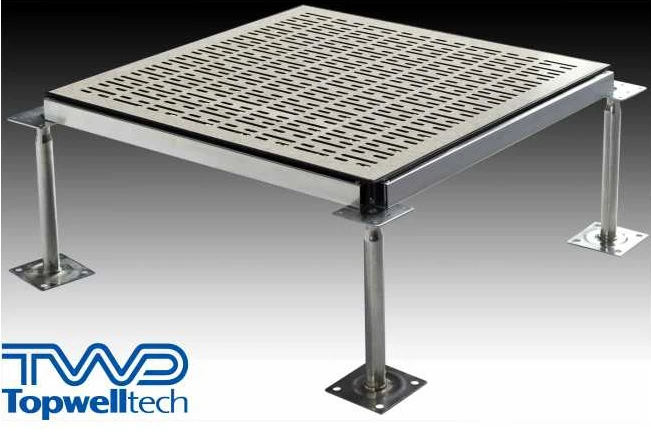 
China Factory Anti-static PVC PHL Air Flow Access All Steel Raised Floor 