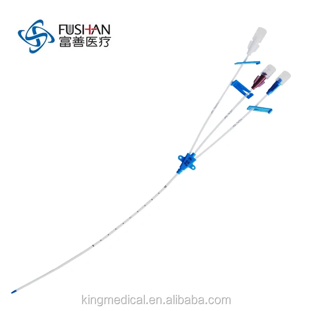 New arrival ! PU material Central Venous Catheter 7F & 16 G